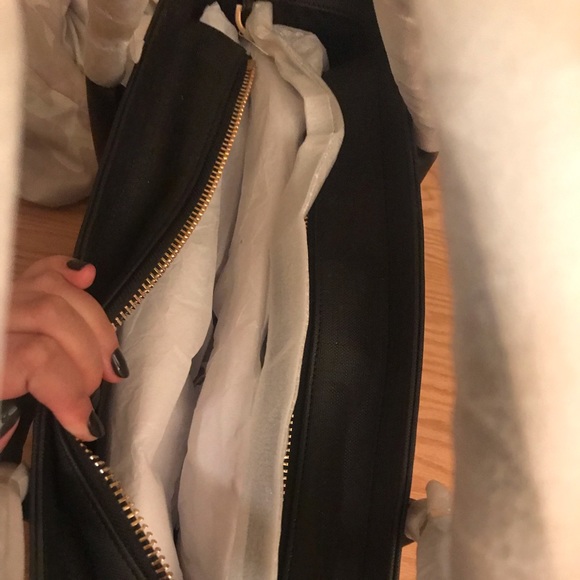 For working women! Functional black bag w/ straps - Picture 5 of 6